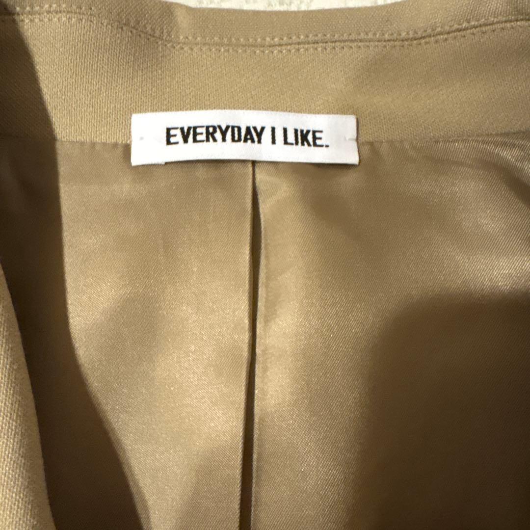 Deuxieme Classe Wクロスロングベスト　ベージュ