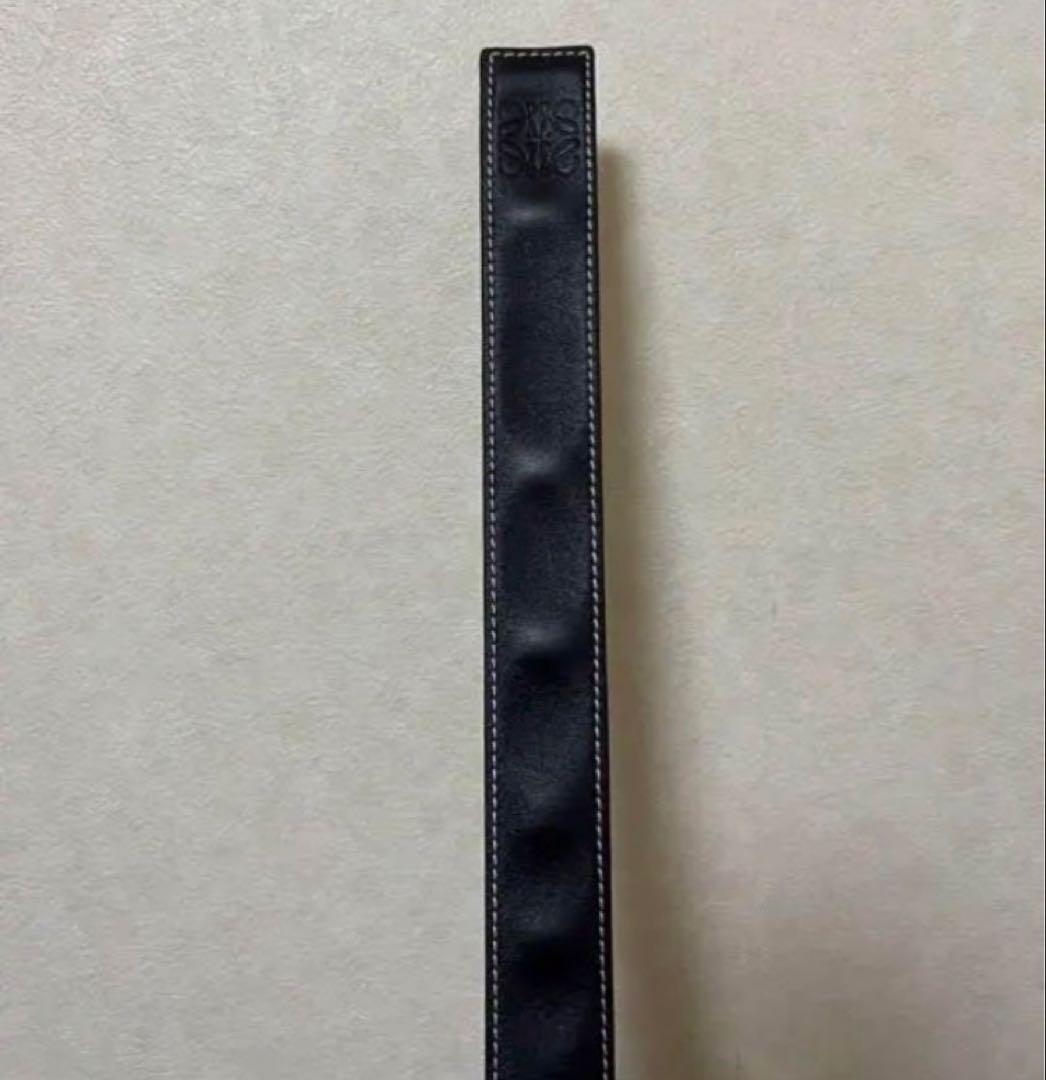 LOEWE レザーバングル ロエベ　ブラック