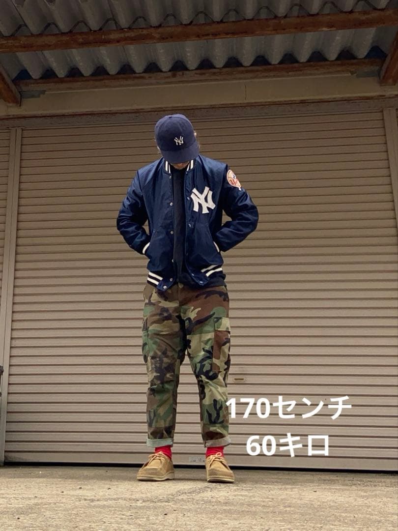 ビンテージ ニューヨーク ヤンキース ナイロン スタジャン スターター