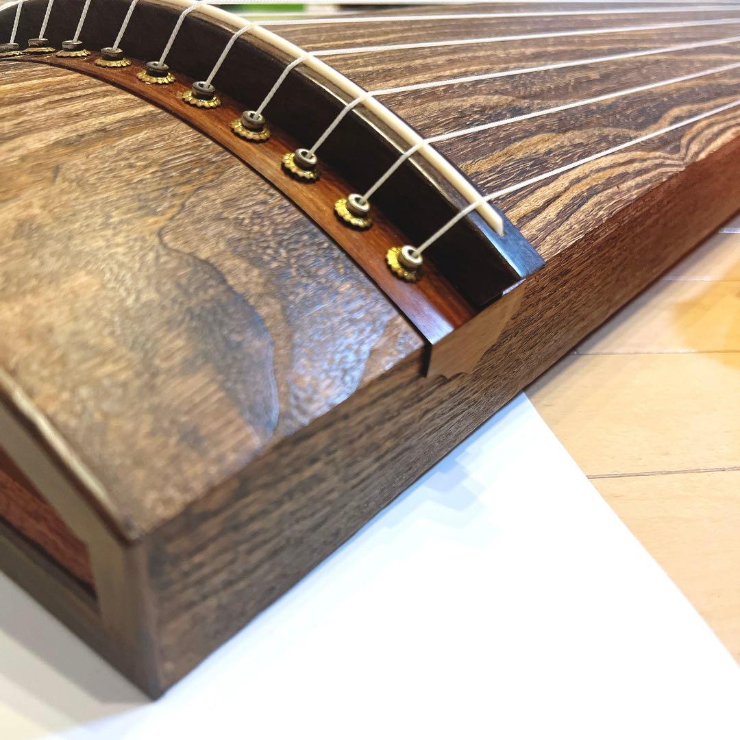 【美品】13弦　琴 すだれ掘り　付属品多数　送料無料　大正琴