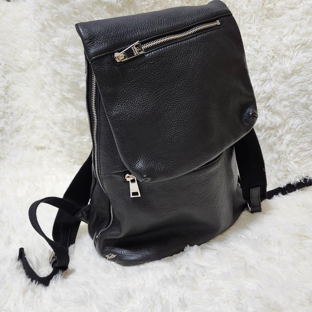 F.CLIO　レザーバックパック　リュックサック　本革　シボ革