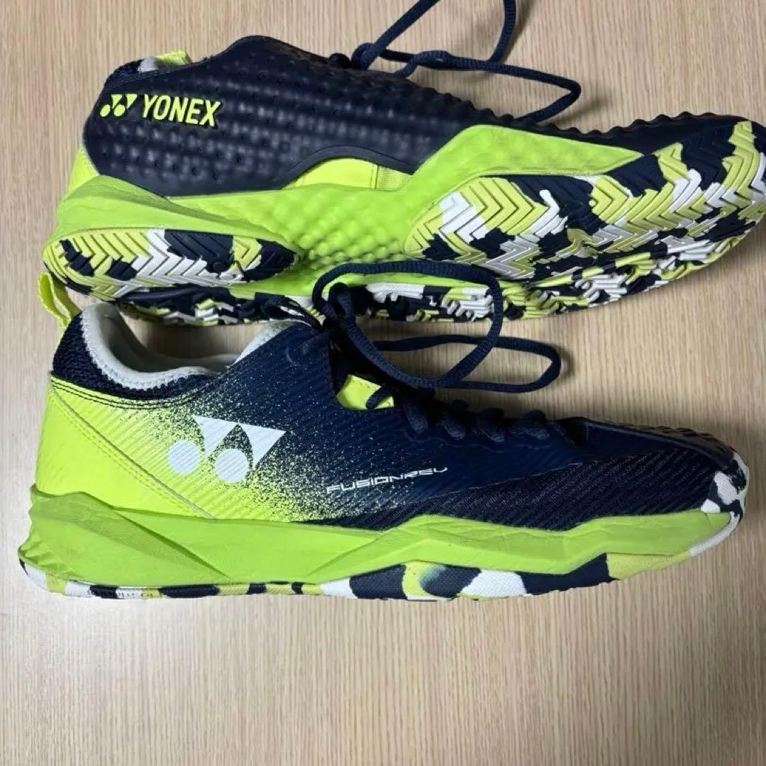 YONEX メンズ パワークッションフュージョン ライムネイビー 28.0cm
