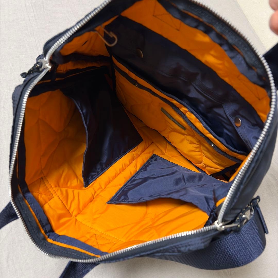 PORTER フォースシリーズ 2WAY ヘルメットバッグ (S) ネイビー