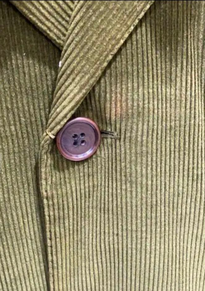 訳ありluigi borrelli コーデュロイコート　48