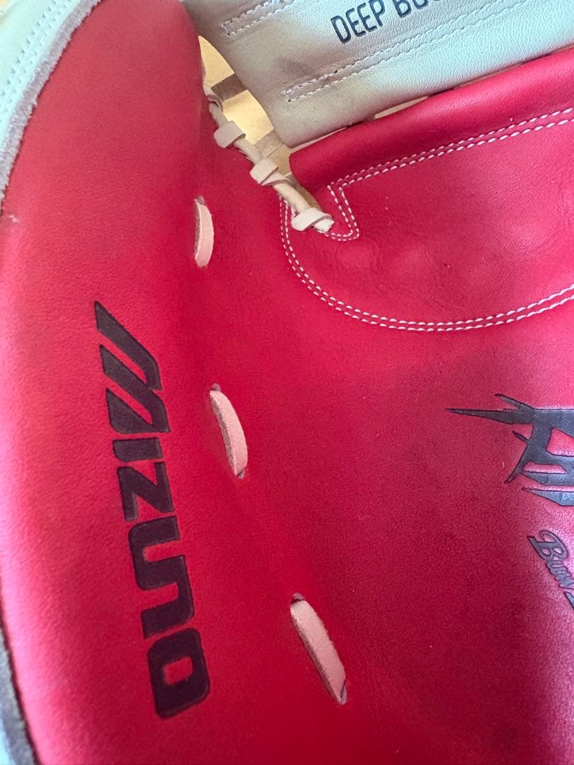 軟式野球グローブ DEEP BOWL レッド