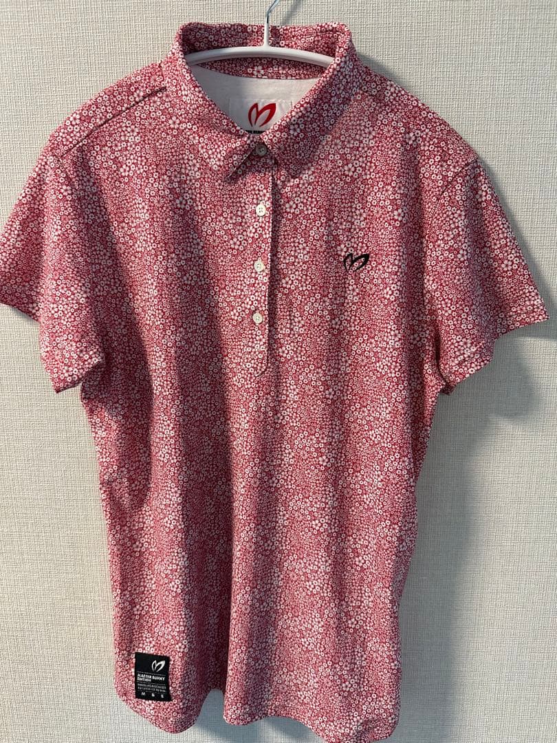 値下！大サイズMASTER BUNNY☆リバティお花柄 半袖ポロシャツ☆サイズ2