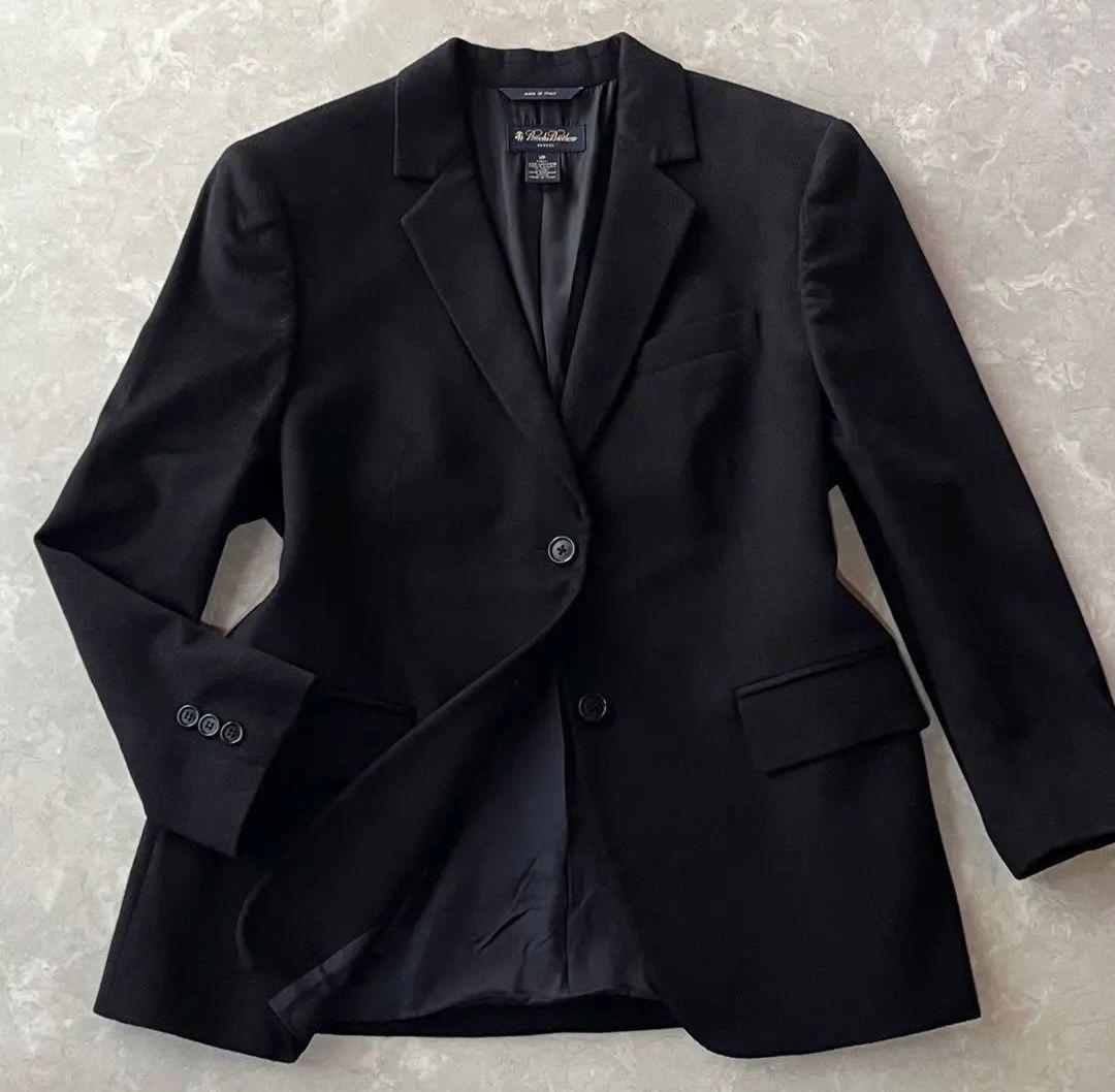 美品✦ブルックスブラザーズ テーラードジャケット XL 黒　カシミア100%
