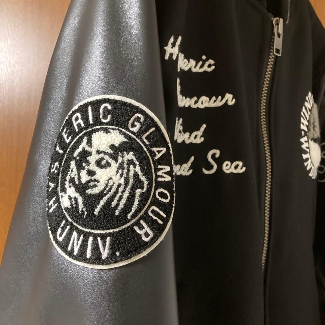 納品書付　ヒステリックグラマー WIND AND SEA スタジャン