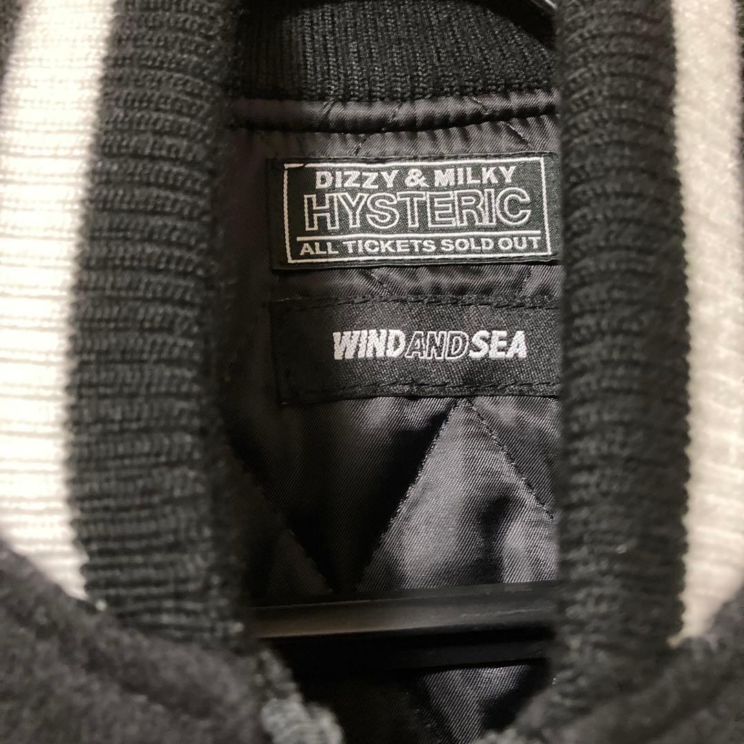 納品書付　ヒステリックグラマー WIND AND SEA スタジャン