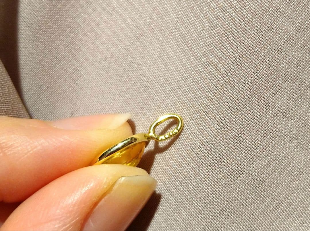 K18 Hariqua ハリックァ シトリン チャーム