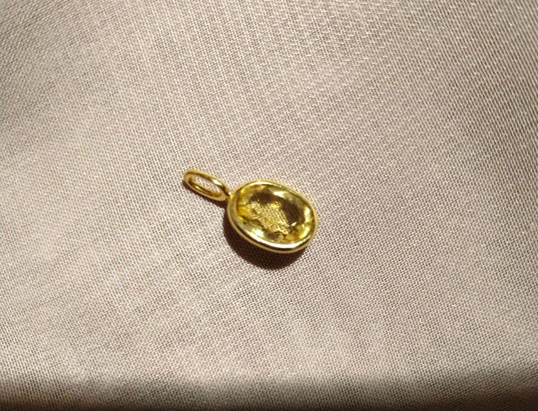 K18 Hariqua ハリックァ シトリン チャーム