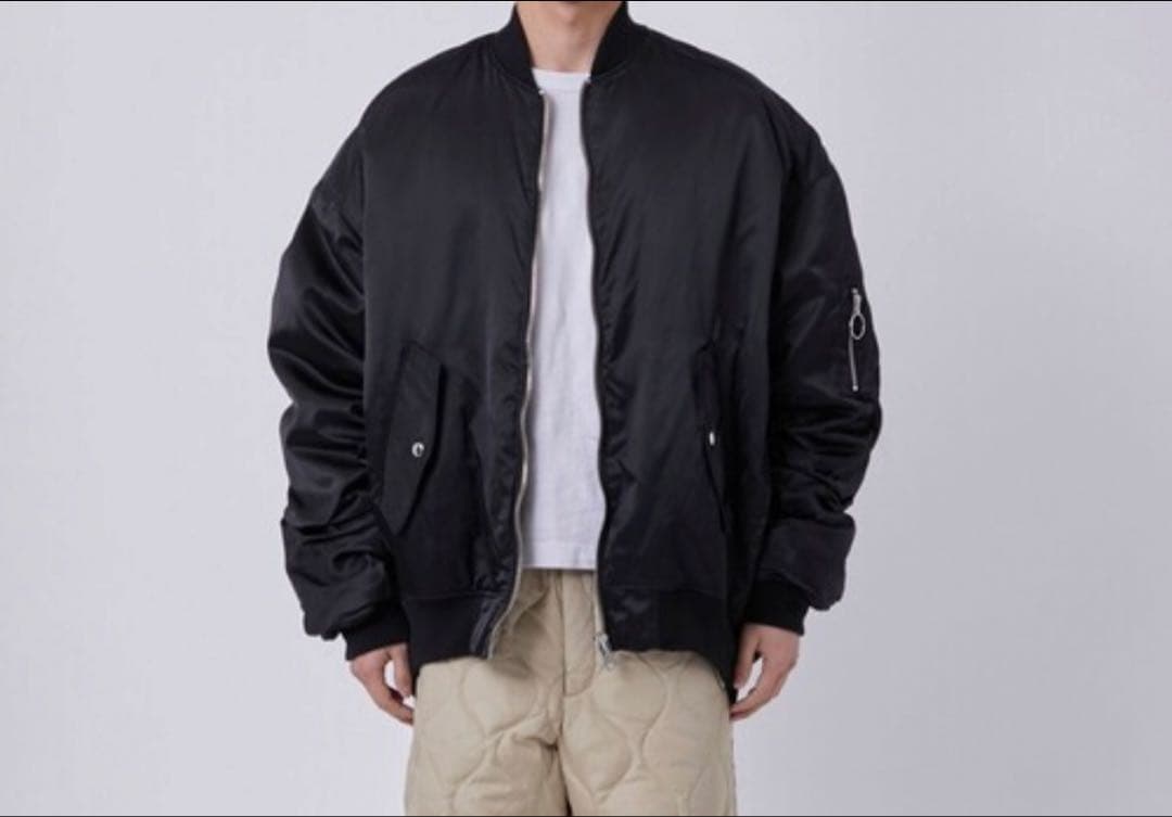 KIDILL キディル MA-1 ボンバージャケット ブラック 黒 フリーサイズ