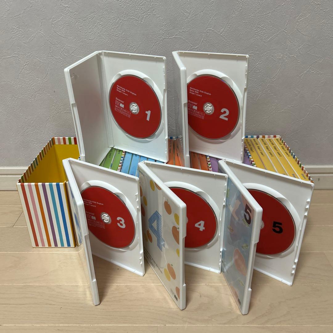 美品 ワールドワイドキッズ DVD 全30巻 英語　幼児教育 ベネッセ wwk