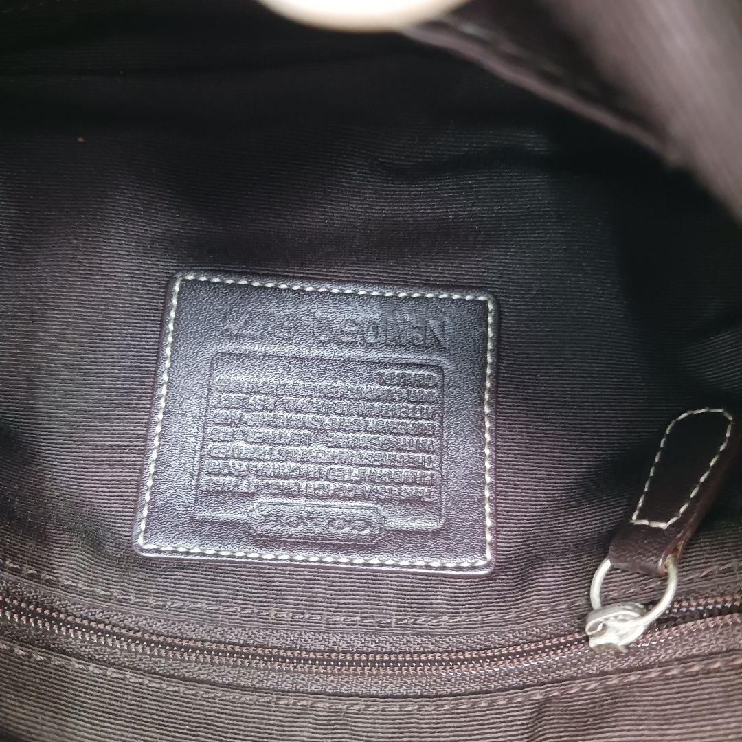 ​美品✨コーチ ソーホー シグネチャー ハンドバッグ 06171 キャンバス 茶