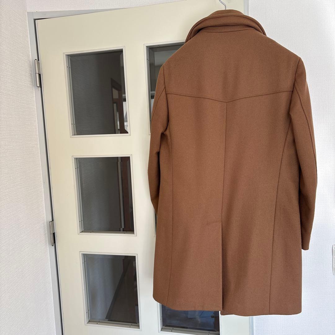 Paul Smith ブラウン ダブルブレストピーコート