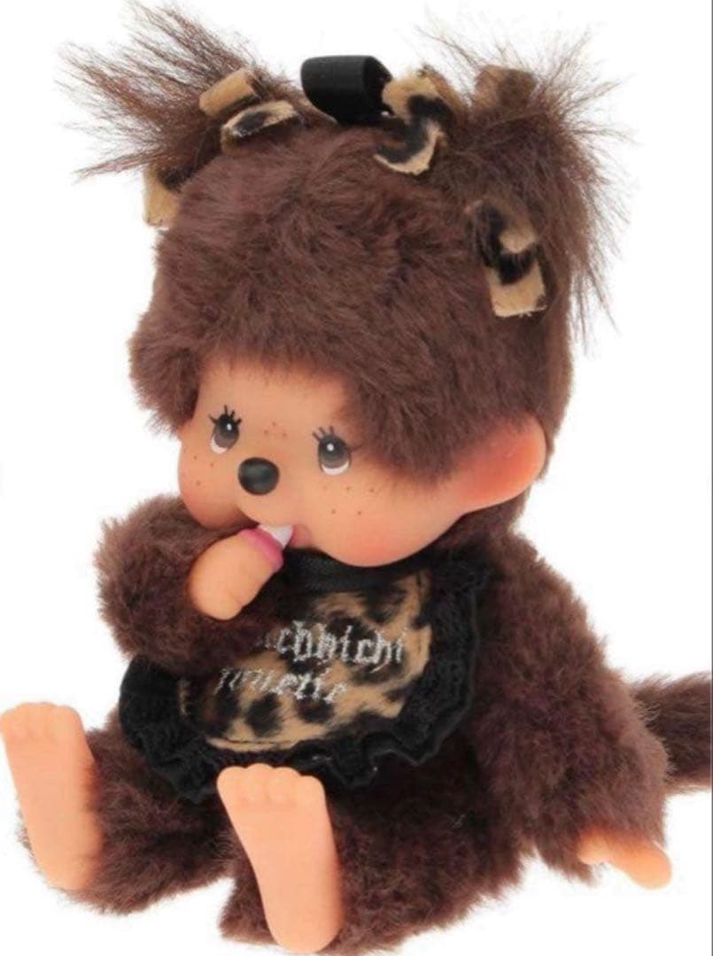 【monchhichi×jouetie】レオパードキーチェーン モンチッチ