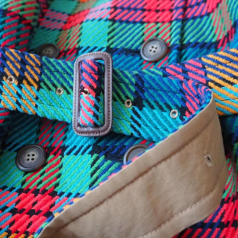 TSUMORI CHISATO ツモリチサト 18AW チェック柄 ロングコート