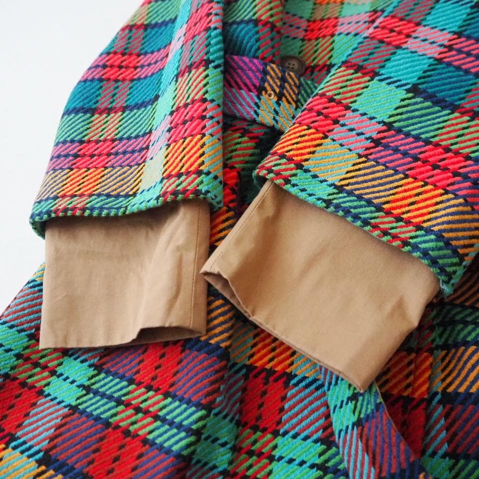 TSUMORI CHISATO ツモリチサト 18AW チェック柄 ロングコート