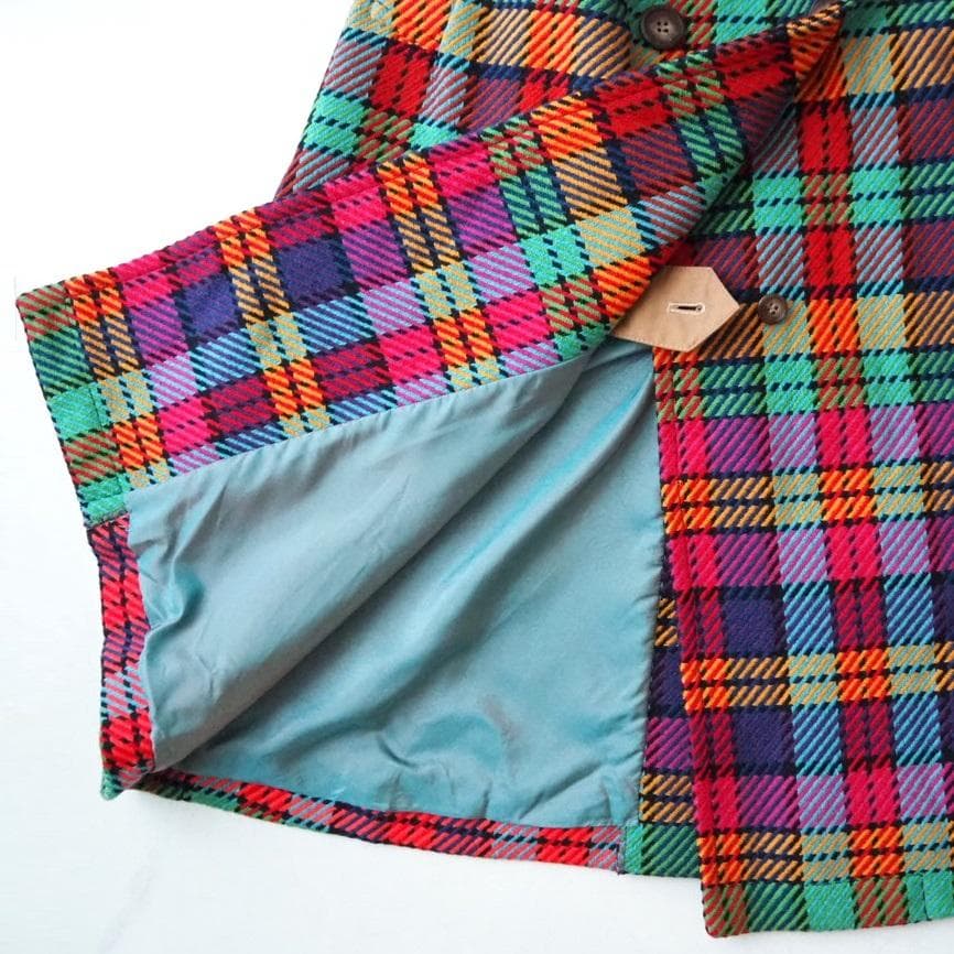 TSUMORI CHISATO ツモリチサト 18AW チェック柄 ロングコート