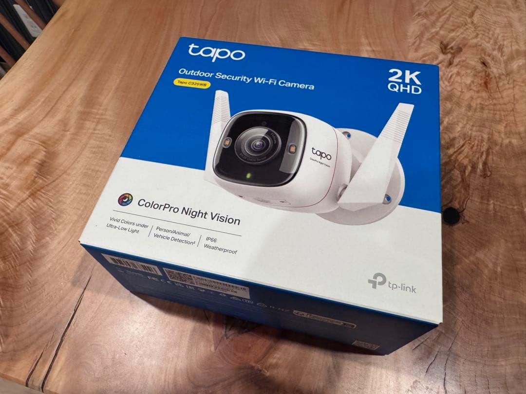 TP-Link C325WB 防犯カメラ Wi-Fi 2K QHD