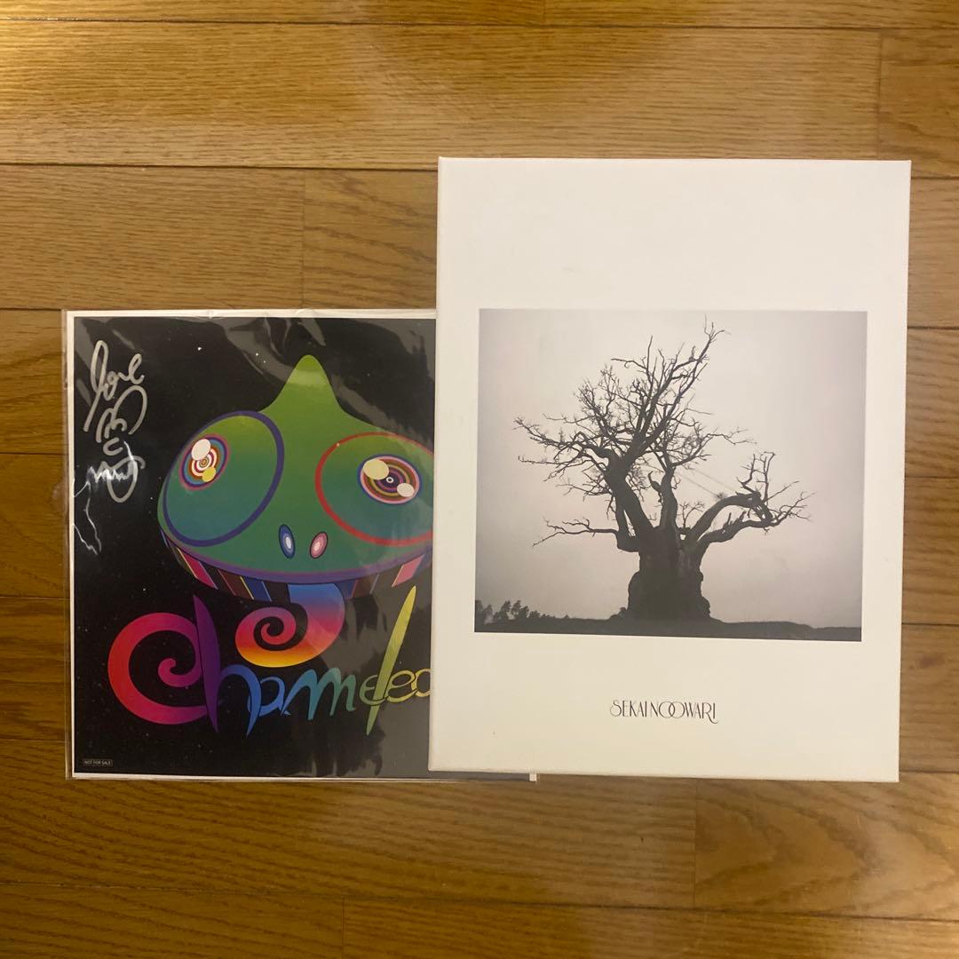 SEKAINOOWARI ベストアルバム／Chameleonsサイン入り色紙