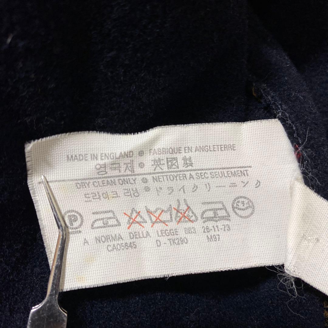 90s GLOVERALL イングランド戦 タータンチェック ダッフルコート