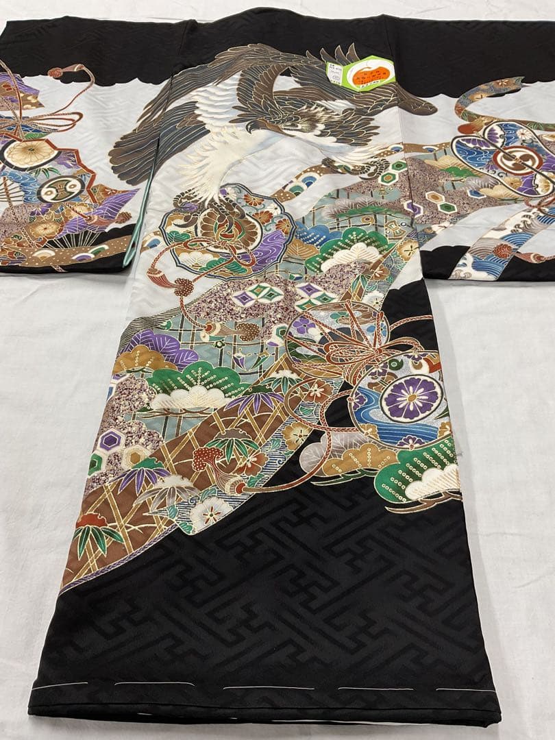 お宮参り　男の子　着物(長襦袢付) 掛け着　一つ身　【No.821】　新品