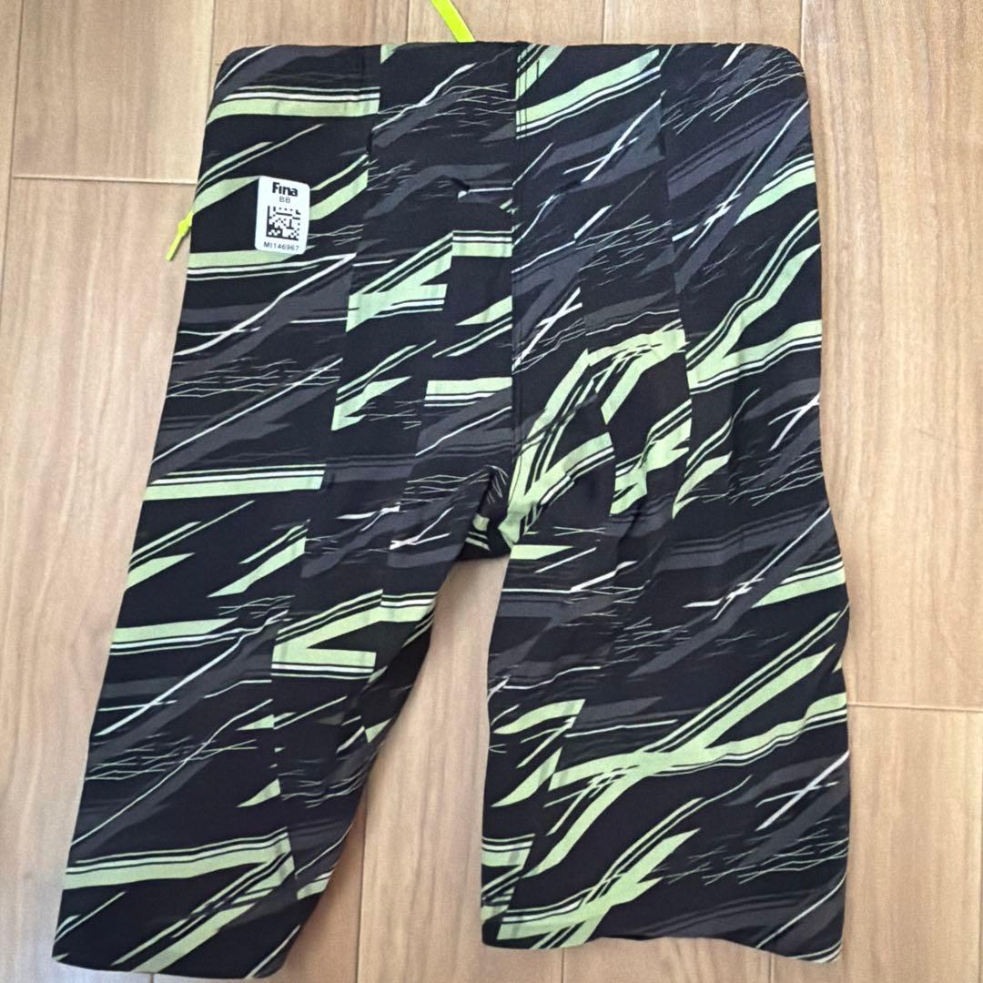 Mizuno 競泳水着 ブラック/グリーン