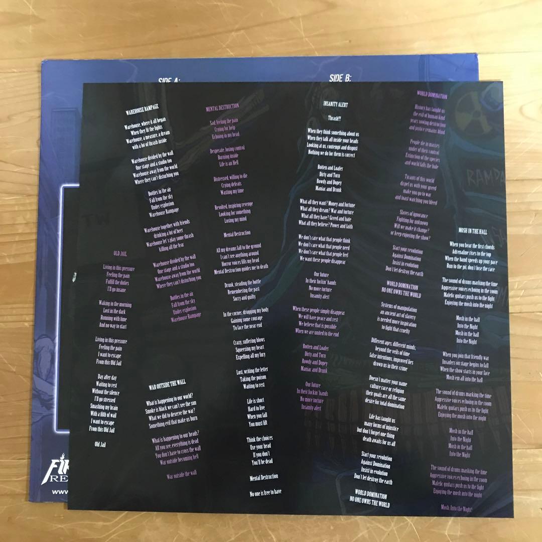 Thrashwall／THRASHWALL (L Pレコード盤)