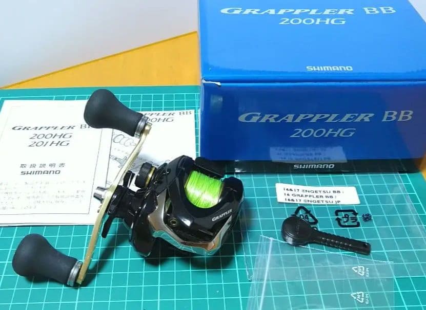【二回のみ使用】 シマノ 16 グラップラーBB 200HG 右ハンドル