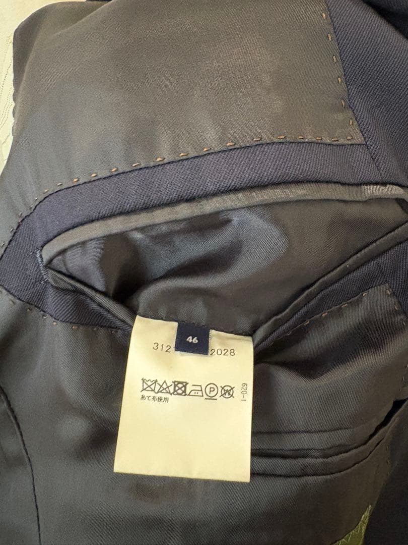 【GREEN LABEL RELAXING】ネイビー ビジネススーツ 3ピース