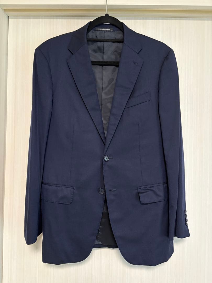 【GREEN LABEL RELAXING】ネイビー ビジネススーツ 3ピース