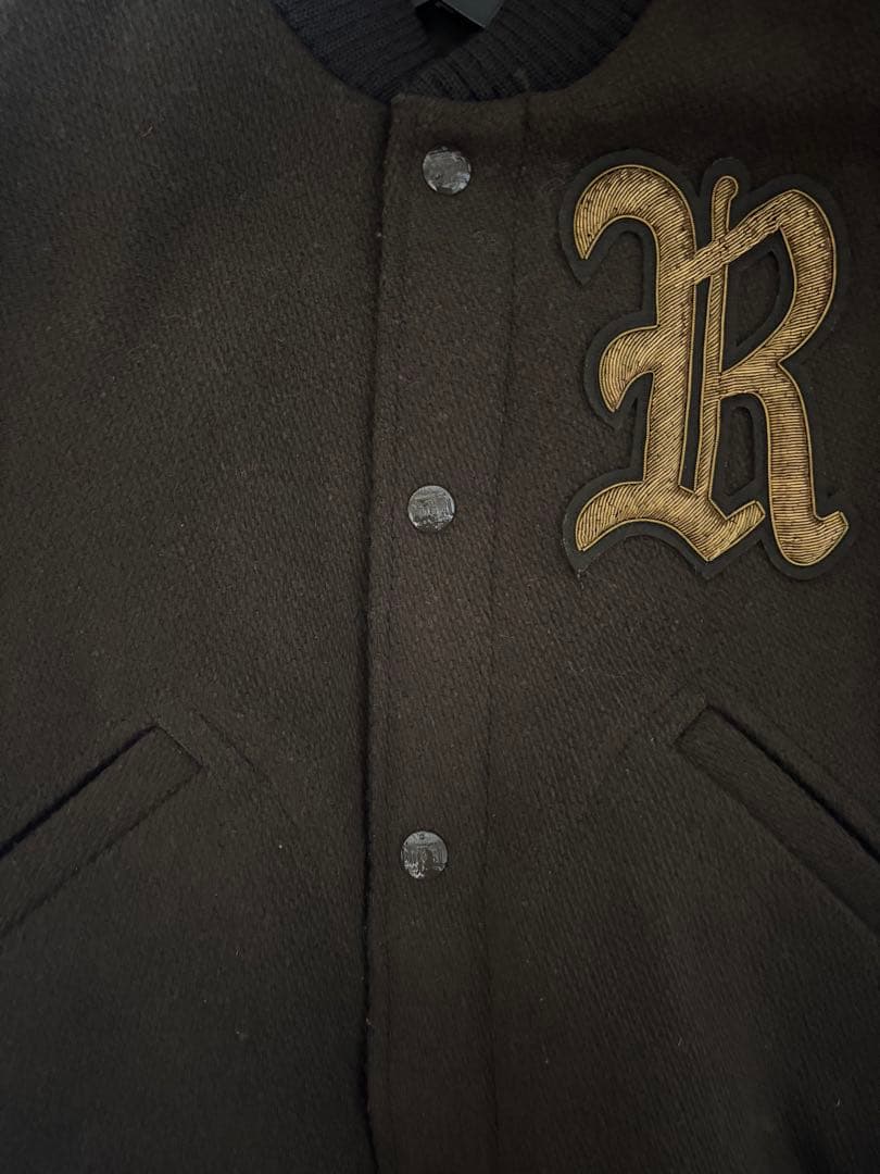 ポロ ラルフローレン ウールブレンド ツイル レターマン ジャケット