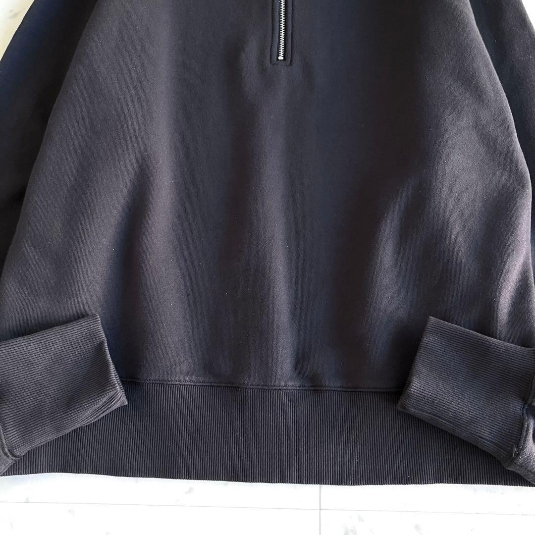 Deuxieme Classe CELERI セルリハーフジップ スウェット