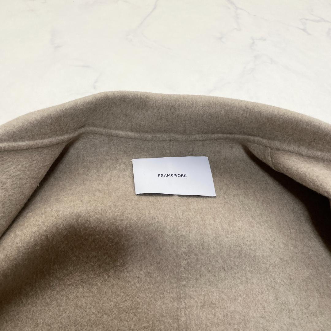 美品✨FRAMeWORK リバーショートコート ベージュ