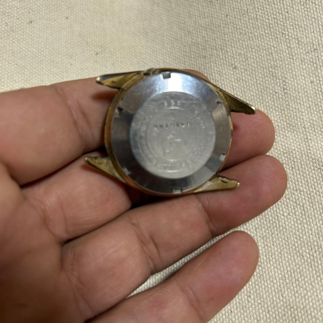 n*1様 Seiko 自動巻き 腕時計 ゴールド ブラック