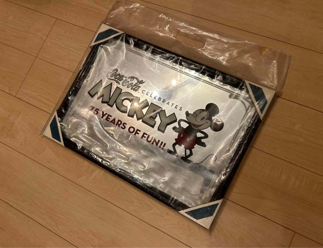 コカコーラ  ミッキーマウス　パブミラー　レトロ　ヴィンテージ　鏡
