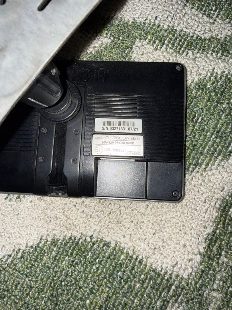 Clarion CJ-7600A モニター バックカメラ機能付き