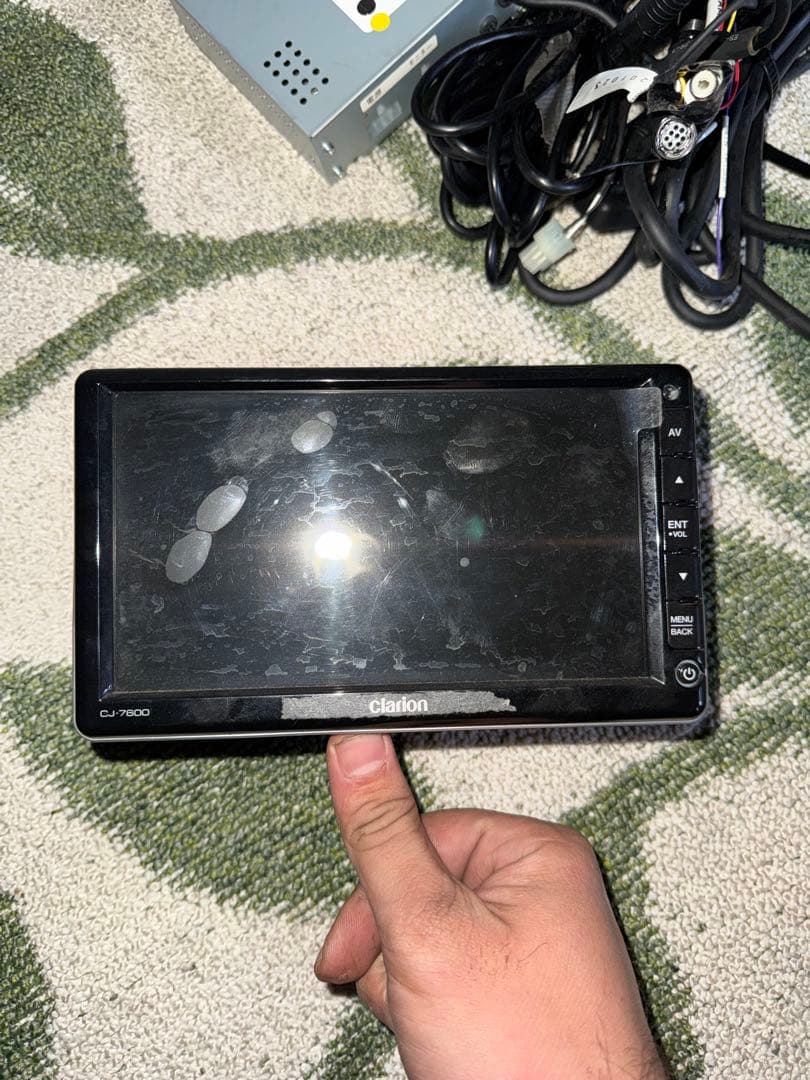 Clarion CJ-7600A モニター バックカメラ機能付き