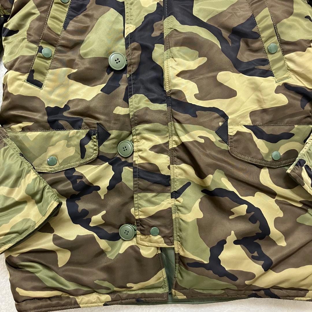 未使用級✨L アルファインダストリーズ N-3B カモフラ フライトジャケット