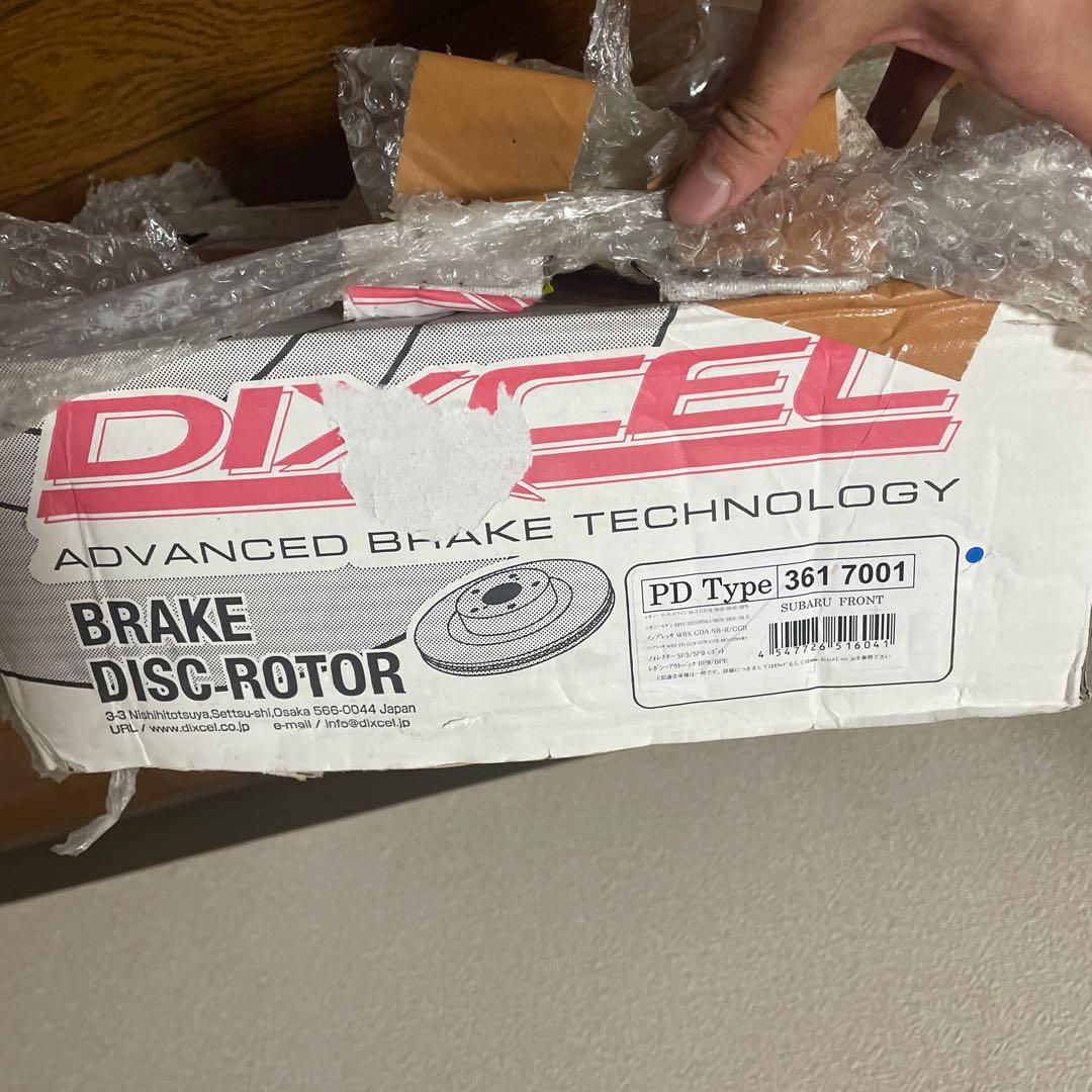 【未使用】レガシィb4 be5型　dixcel ブレーキローター