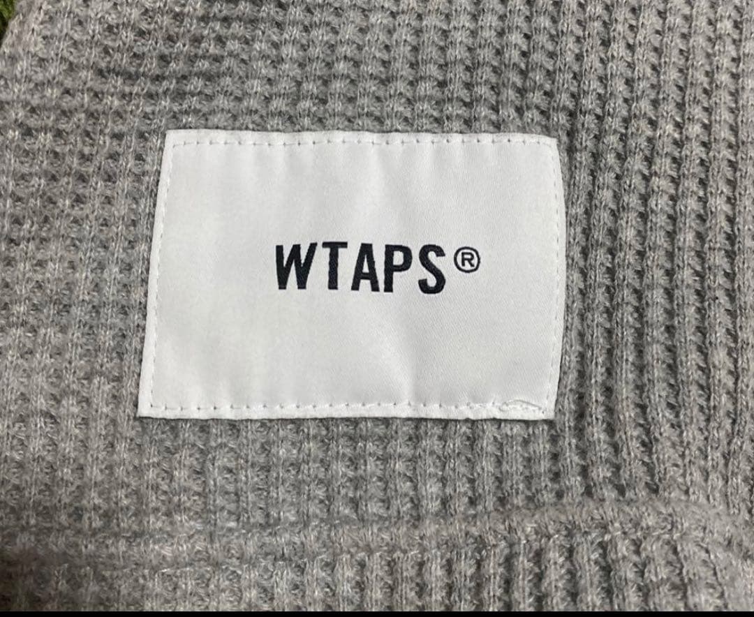 WTAPS ダブルタップス 23AW コットンワッフル グレー M