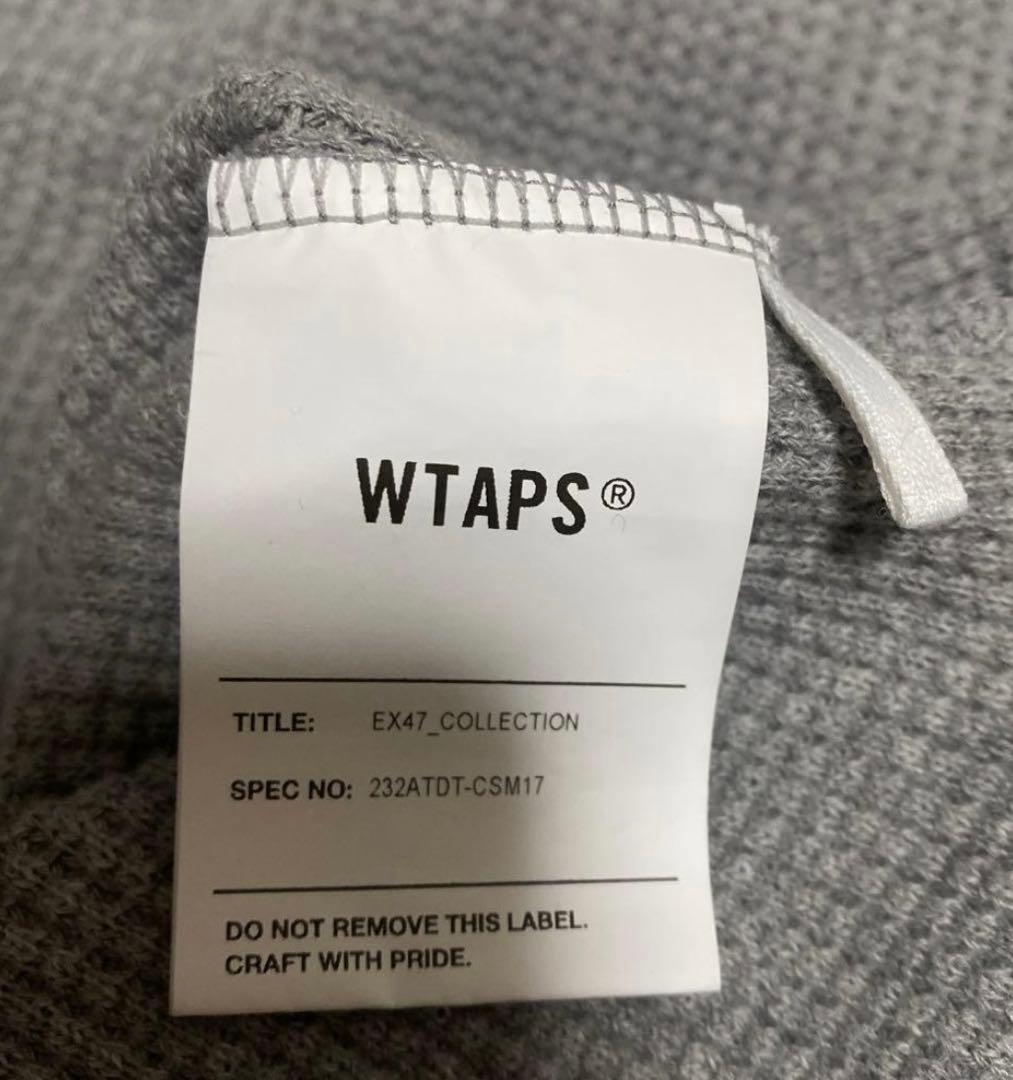 WTAPS ダブルタップス 23AW コットンワッフル グレー M