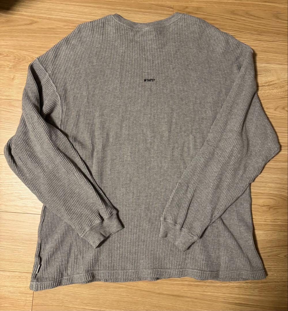 WTAPS ダブルタップス 23AW コットンワッフル グレー M