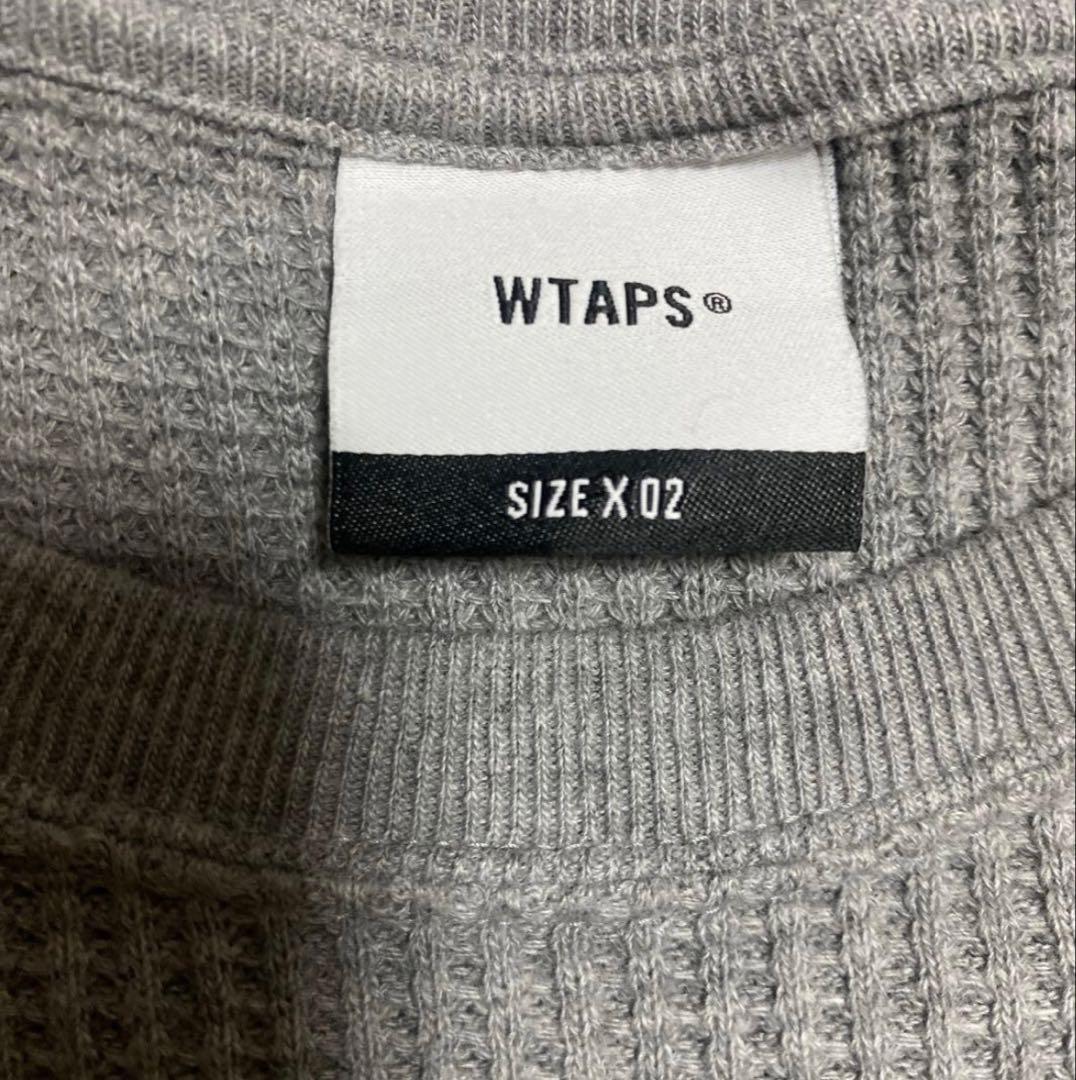WTAPS ダブルタップス 23AW コットンワッフル グレー M