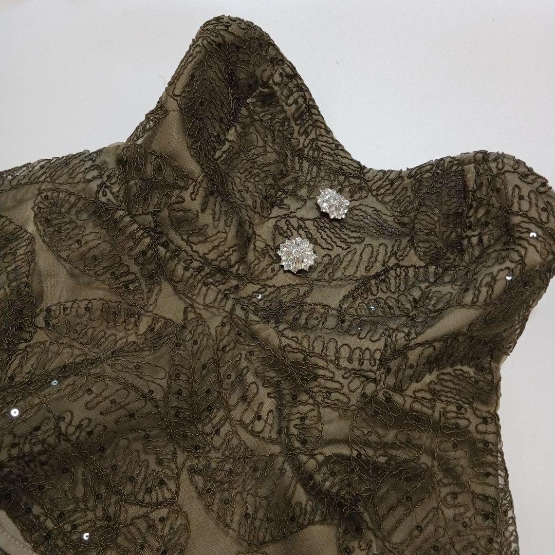 美品 Leja スパンコール ビジューボタンセットアップ ワンピース ドレス