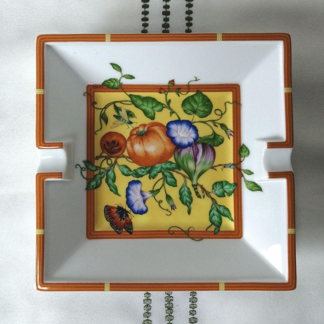 エルメス　HERMES　シエスタ　アッシュトレイ　灰皿　陶器　美品