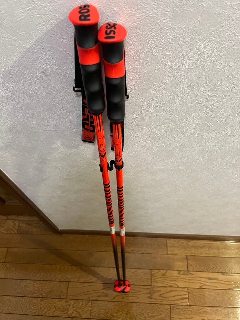 Rossignol スキー用ストック カーボン　オレンジ/ブラック 115cm