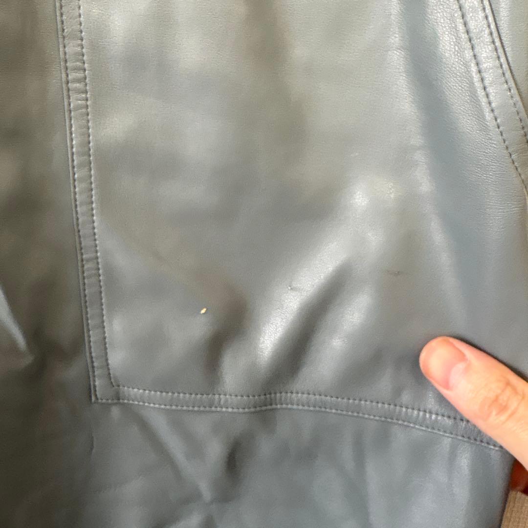 【orimi】 23aw big big slacks leather