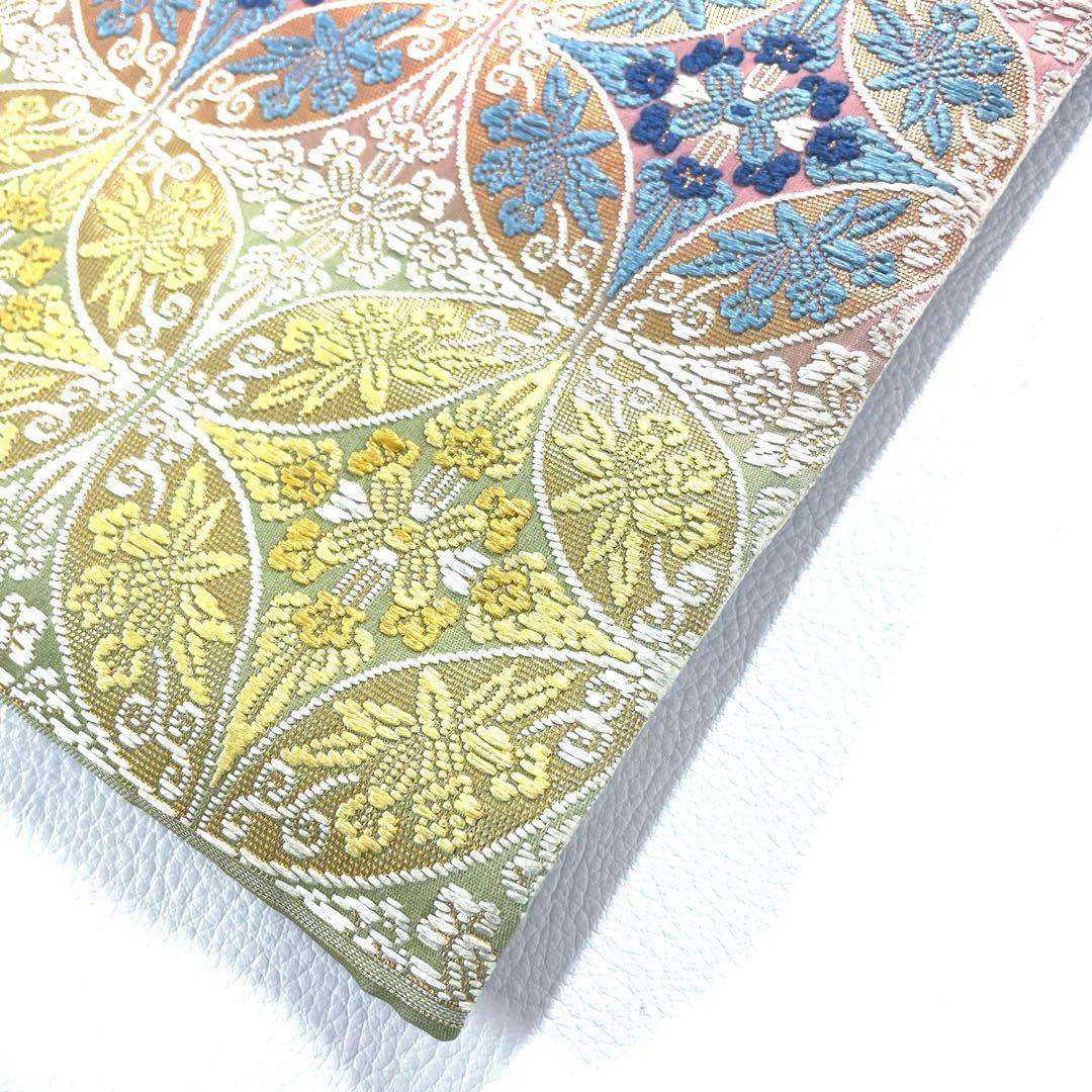 専用帯5688 4355 二点セット ●高級 正絹 彩宝唐織 六通 袋帯 七宝